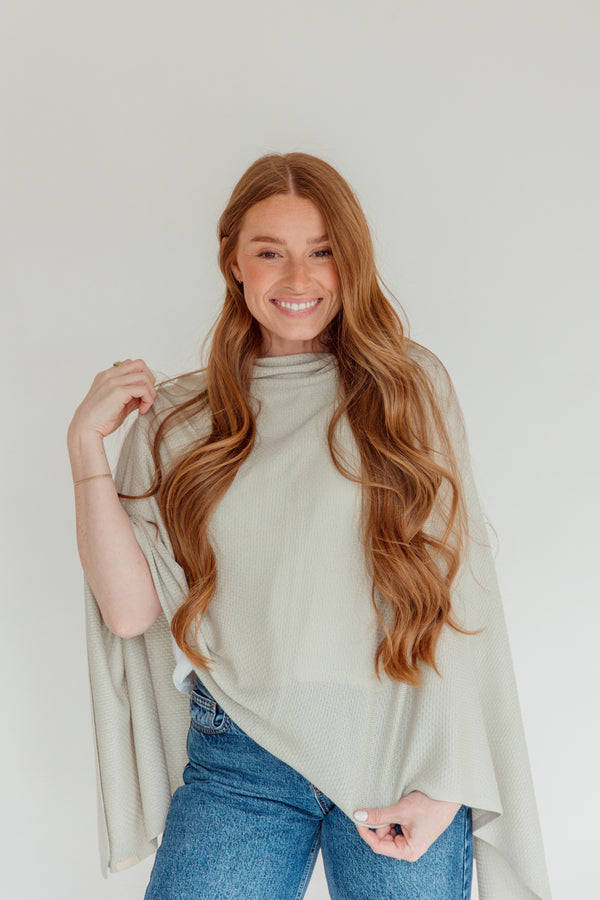 Drift Nursing Cover - Khaki Green