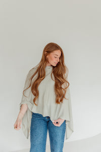 Drift Nursing Cover - Khaki Green