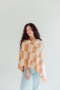 Classic Nursing Cover - Checkered