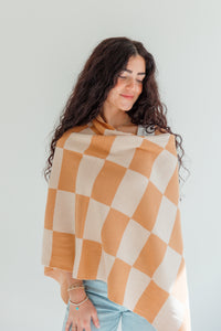 Classic Nursing Cover - Checkered