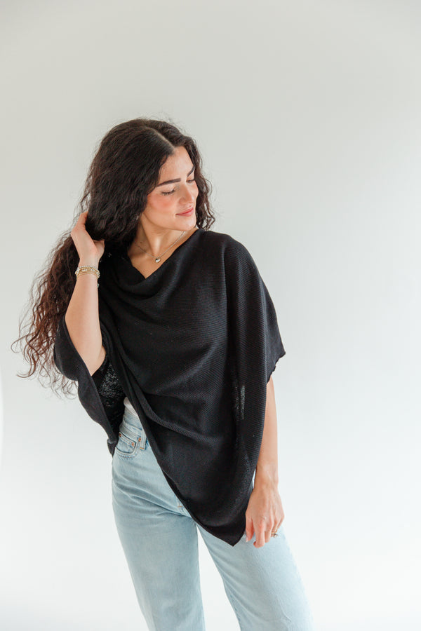 Classic Nursing Cover - Black