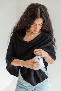 Classic Nursing Cover - Black