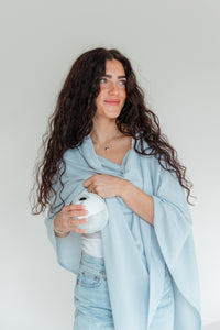 Drift Nursing Cover - Light Blue