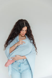 Drift Nursing Cover - Light Blue