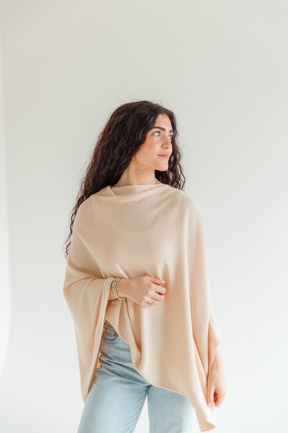 Classic Nursing Cover - Cream