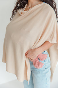 Classic Nursing Cover - Cream